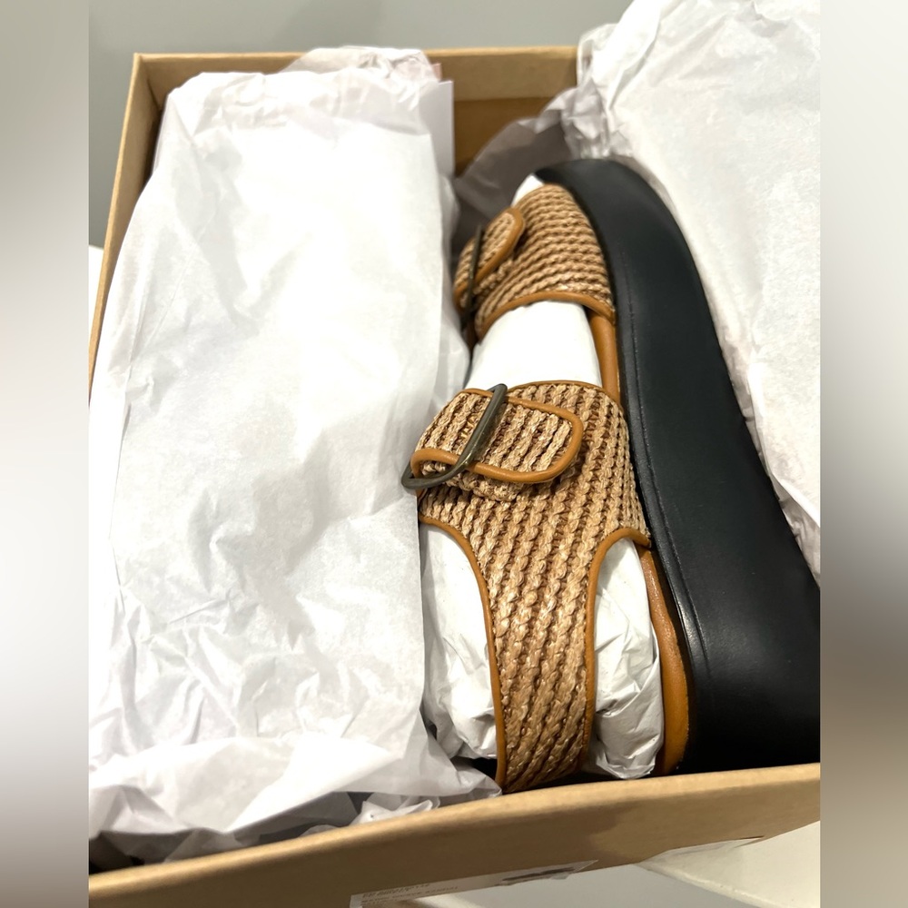 🌻🆕FREE PEOPLE Mandi Weave Sandals-Size 8 - Picture 10 of 17